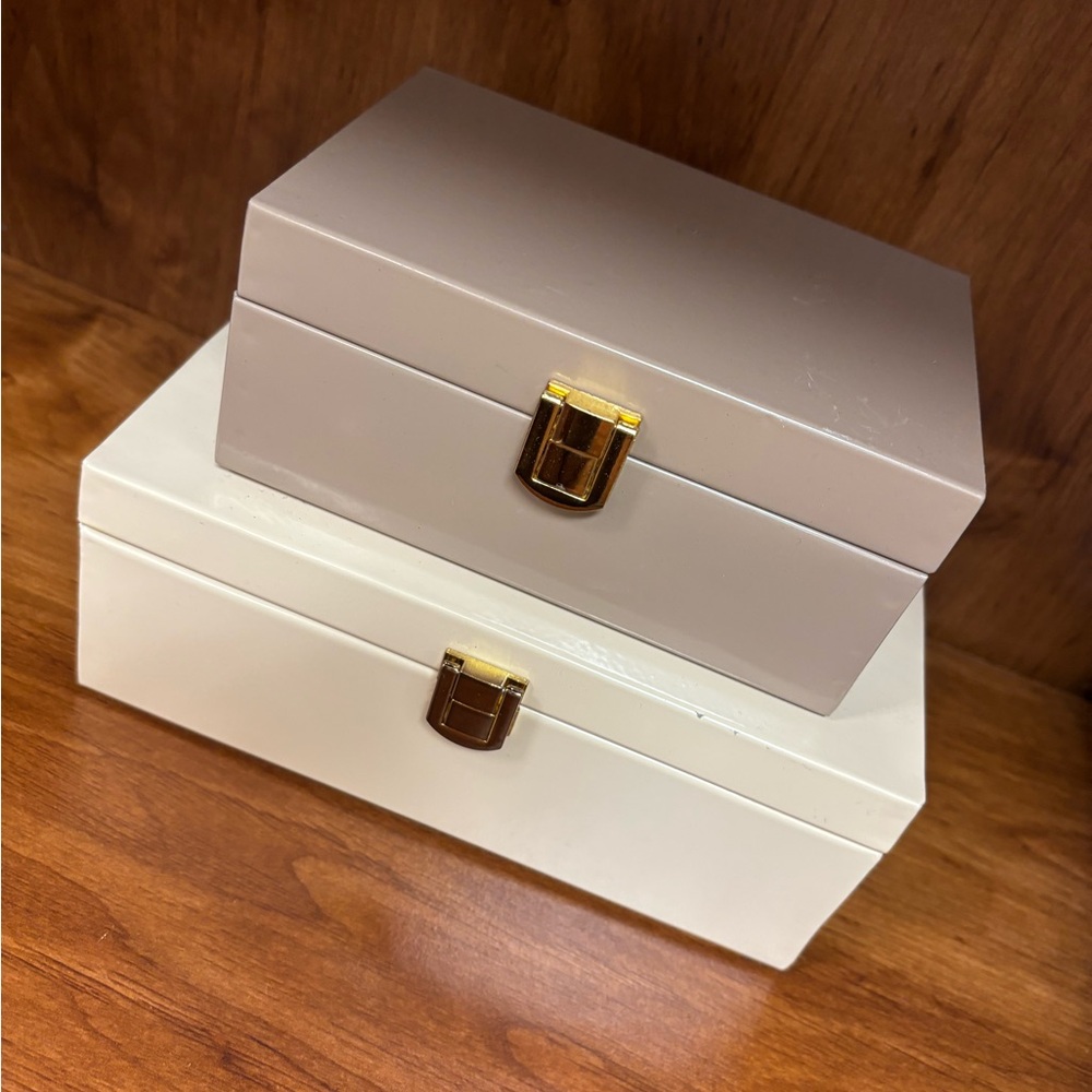 Hearth & Hand Metal Storage Boxes - Picture 2 of 5